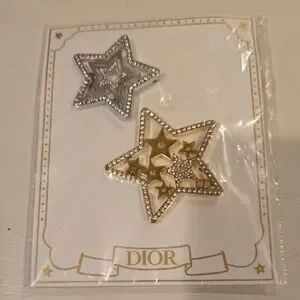 Dior | Accessories | Dior Lucky Star Hair Pinclip | Poshmark display picture 3